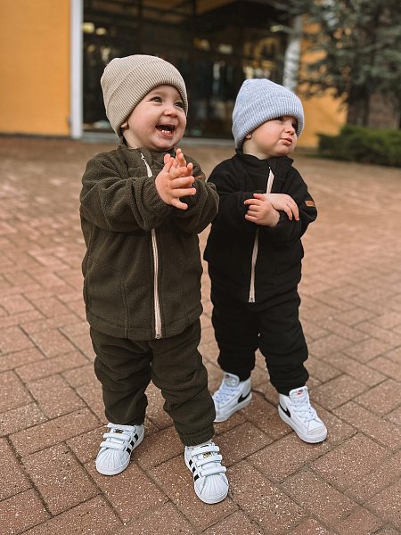 Костюм флисовый двойка с длинной молнией