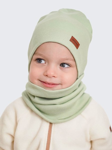 Комплект шапка без отворота и снуд