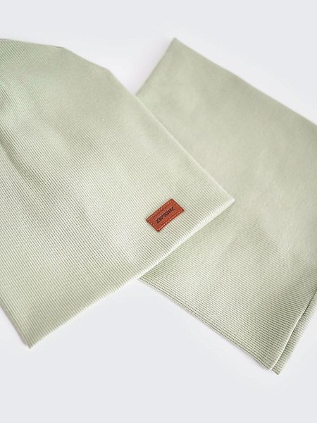 Комплект шапка без отворота и снуд