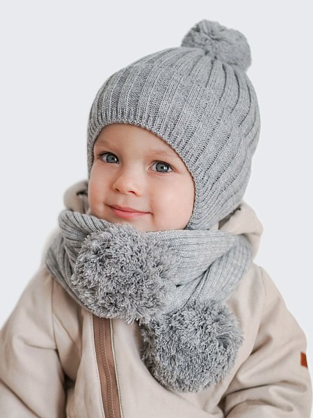 Шапка зимняя на завязках