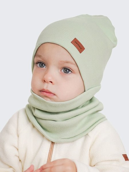 Комплект шапка без отворота и снуд