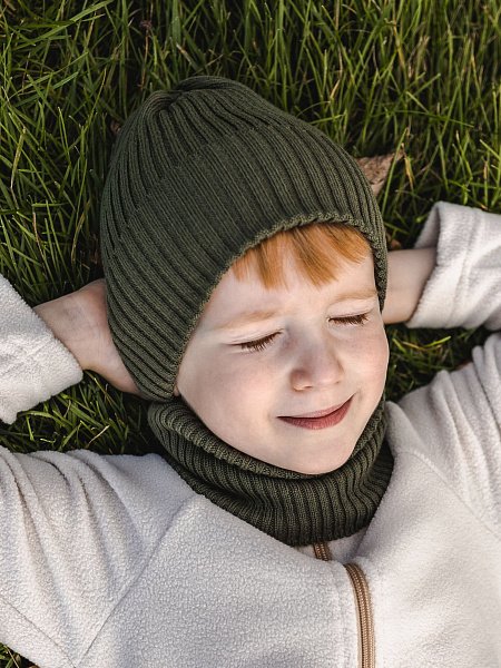 Комплект шапка и снуд