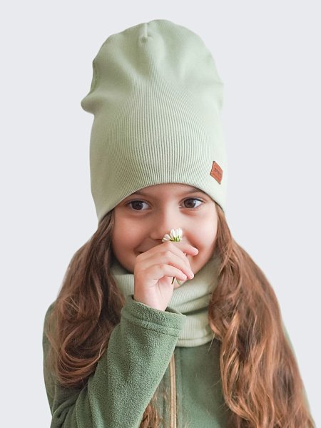 Комплект шапка без отворота и снуд