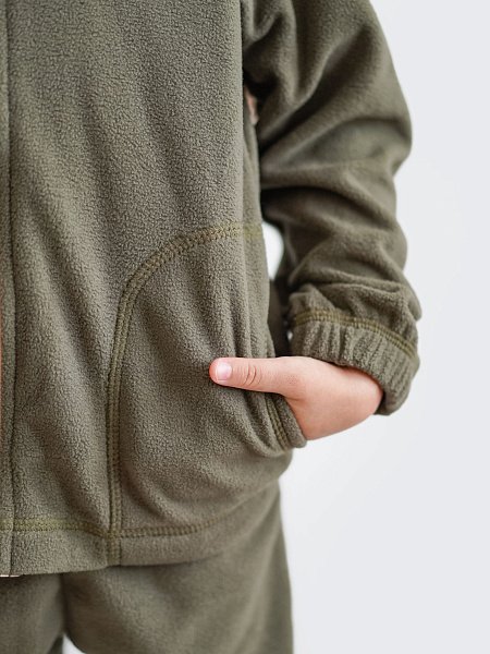 Костюм флисовый двойка с длинной молнией