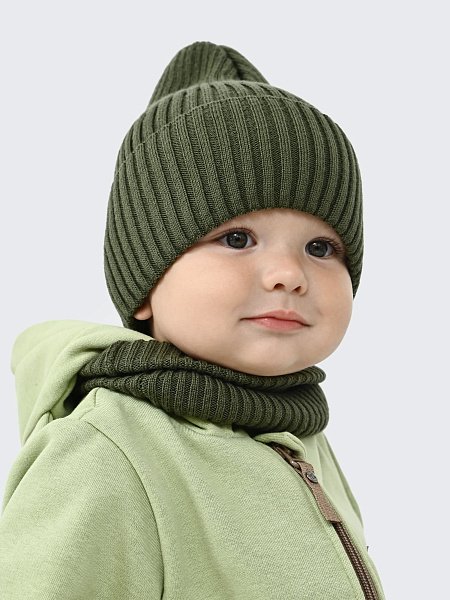 Комплект шапка и снуд