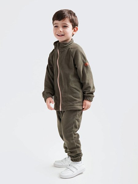 Костюм флисовый двойка с длинной молнией