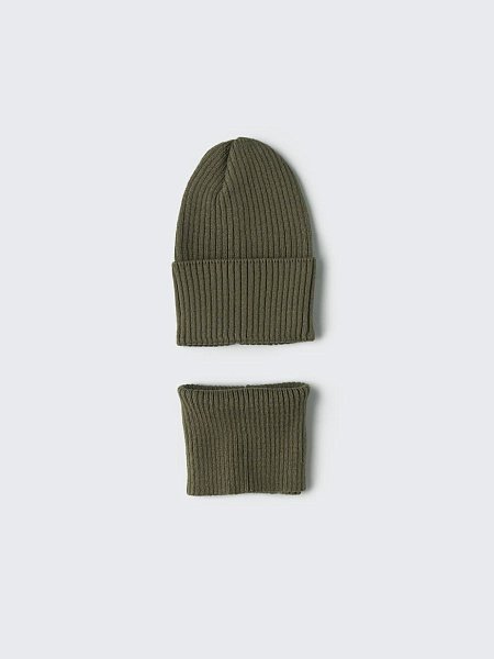 Комплект шапка и снуд